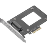 U.2 to PCIe Adapter for 2.5" U.2 NVMe SSD - SFF-8639 - x4 PCI Express 3.1