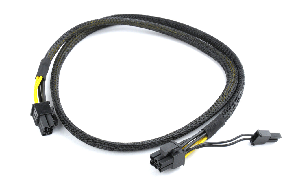 6 pcs 6 pin pci e to 8 pin(6+2) pci e (male to male) 16awg