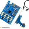 pcie expansion adapter board switch card 1x 1 to 4