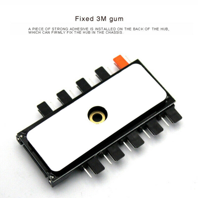 pwn fan hub splitter pc controller 10 ports 0