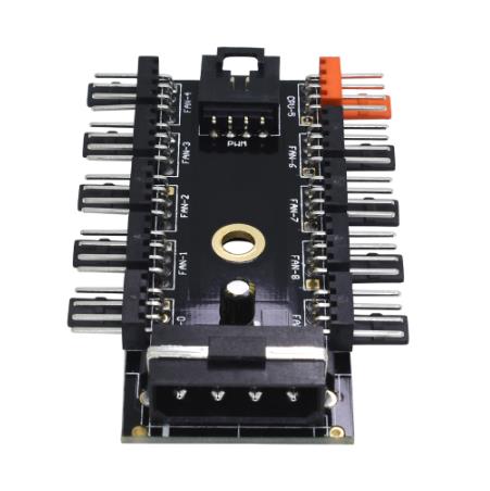 pwn fan hub splitter pc controller 10 ports molex
