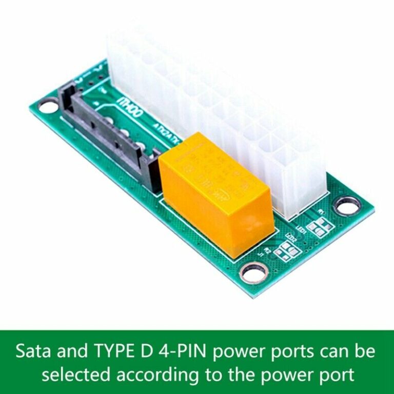 dual psu adapter power board (green, sata)