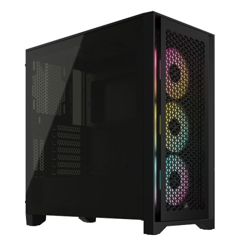 Corsair iCUE 4000D RGB AIRFLOW Gaming Case w/ Glass Window Black