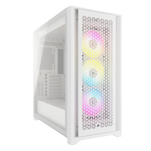 Corsair iCUE 5000D RGB AIRFLOW Gaming Case w/ Glass Window White