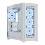 Corsair iCUE 5000X RGB QL Edition True White Gaming Case w/ Tempered Glass Panels