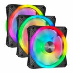 Corsair iCUE QL120 12cm PWM RGB Case Fans x3