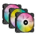 Corsair iCUE SP120 ELITE Performance 12cm PWM RGB Case Fans x3