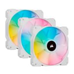 Corsair iCUE SP120 ELITE Performance 12cm PWM RGB Case Fans x3