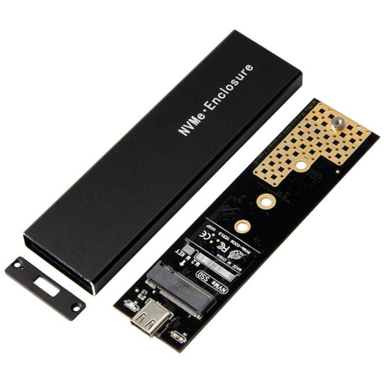 m.2 nvme pcie to usb 3.1 gen 2 (10gbps) enclosure type c, rtl9210 controller