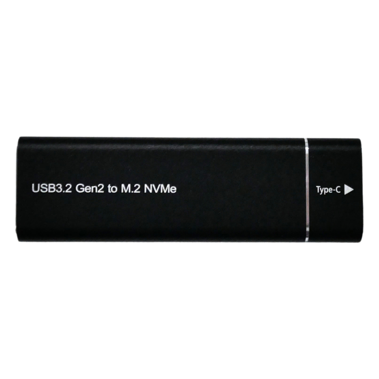 slim m.2 nvme pcie to usb 3.0 3.1 3.2 gen 2 (10gbps) enclosure type c, rtl9210 controller