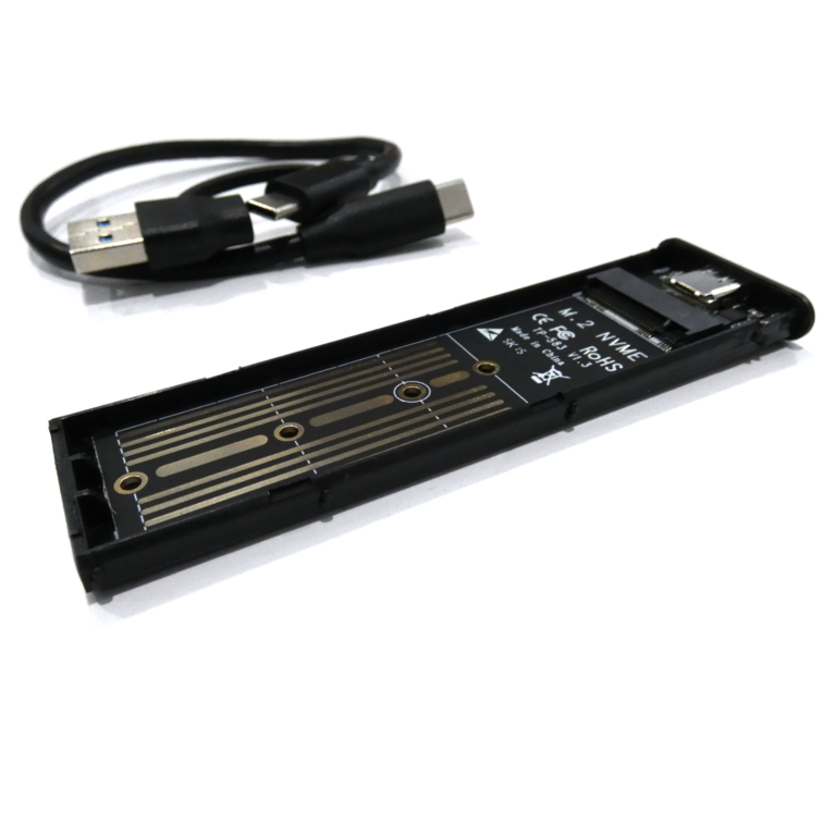 slim m.2 nvme pcie to usb 3.0 3.1 3.2 gen 2 (10gbps) enclosure type c, rtl9210 controller