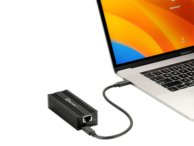 IOCREST USB4 to 10GbE Adapter: Thunderbolt 3/4 & USB4 Compatible – 10G Network Speeds