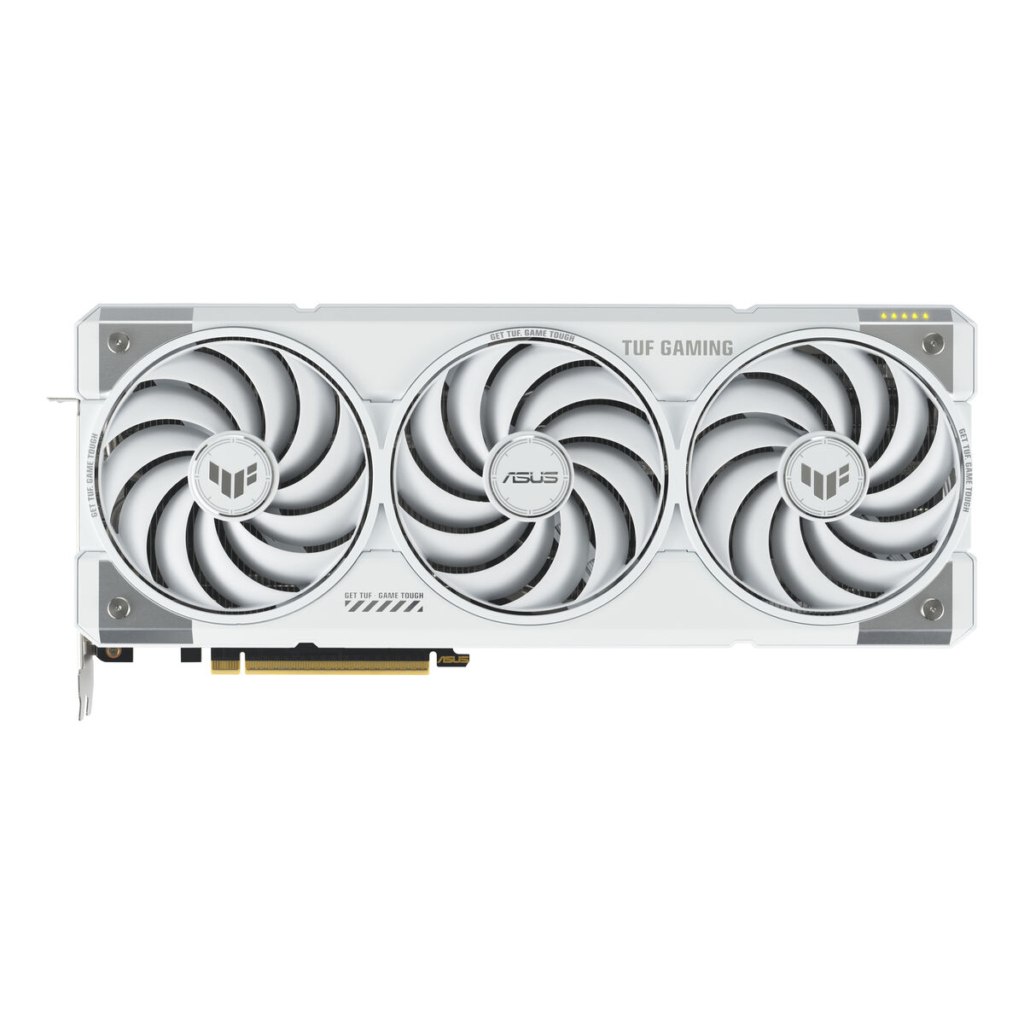 asus rog astral rtx5080 white oc, pcie5, 16gb ddr7, quad fan, 2 hdmi, 3 dp, 2790mhz clock, rgb lighting, overclocked
