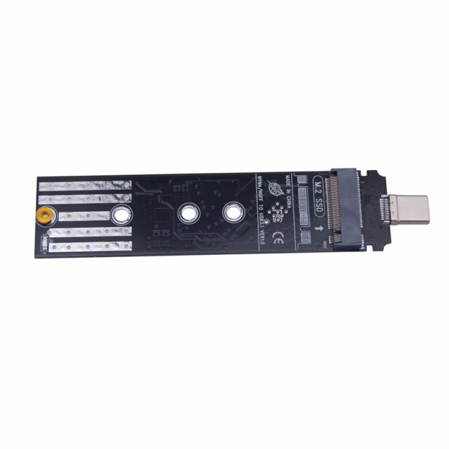 realtek rtl9210b m.2 nvme & sata ssd adapter board 10gbps usb 3.1 gen 2 dual protocol bridge chip bare pcba for diy/data recovery