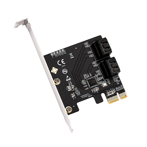 iocrest 4 port sata iii pcie expansion card asm1064 chipset 6gbps pcie 3.0 x1 controller (io pce1064 4i)