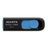 adata adata 128gb uv128 usb 30 memory pen retractable capless black blue
