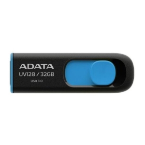 Read more about the article ADATA 32GB UV128 USB 3.0 Memory Pen, Retractable, Capless, Black & Blue