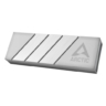 arctic arctic m2 pro silver m2 ssd heatsink for single double sided m2 2280 modules thermal pads included