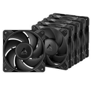Read more about the article ARCTIC P12 Pro PST 120mm PWM Case Fans w/ Cable Splitters (5 Pack), Fluid Dynamic Bearing, 600-3000 RPM, Black