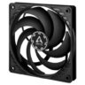 arctic arctic p12 slim 120mm pressure optimised pwm pst case fan w cable splitter black fluid dynamic 200 2