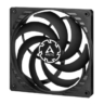 arctic arctic p14 140mm pressure optimised slim pwm pst fan w cable splitter black fluid dynamic 120 1800 r