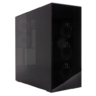 arctic arctic xtender black case w tinted glass side and front e atx 5x argb fans argb psu shroud mesh airf