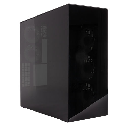 ARCTIC Xtender (Black) Case w/ Tinted Glass Side and Front, E-ATX, 5x ARGB Fans, ARGB PSU Shroud, Mesh Airflow, USB-C 10Gbps