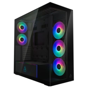 Read more about the article ARCTIC Xtender (Mirror Black) Case w/ Mirror Glass Side and Front, E-ATX, 5x ARGB Fans, ARGB PSU Shroud, Mesh Airflow, USB-C 10Gbps