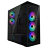 arctic arctic xtender mirror black case w mirror glass side and front e atx 5x argb fans argb psu shroud me