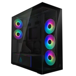 Read more about the article ARCTIC Xtender (VG Mirror Black) Case w/ Mirror Glass Side and Front, E-ATX, 5x ARGB Fans, ARGB PSU Shroud, Mesh Airflow, GPU Vertical Mount, USB-C 10