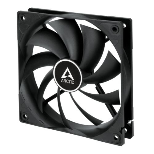 ARCTIC F12 Low Noise 120mm Case Fan, Black, 9 Blades, Fluid Dynamic, 1350 RPM