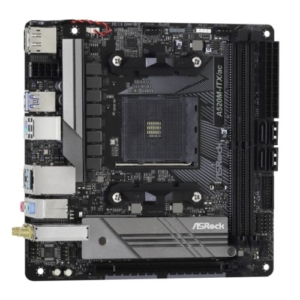 Read more about the article Asrock A520M-ITX/AC, AMD A520, AM4, Mini ITX, 2 DDR4, HDMI, DP, AC Wi-Fi, M.2