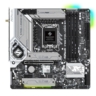 asrock asrock b760m steel legend wifi intel b760 1700 micro atx 4 ddr5 hdmi dp edp wi fi 6e 25g lan pcie5 3