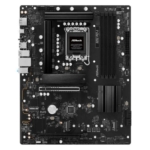 asrock b860 pro a intel b860 1851 atx 4 ddr5 hdmi dp 2 5g lan 3x m 2
