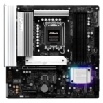 asrock b860m pro rs intel b860 1851 micro atx 4 ddr5 hdmi dp 2 5g lan rgb 3x m 2