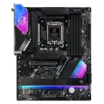 asrock z890 lightning wifi intel z890 1851 atx 4 ddr5 hdmi 2 tb4 wi fi 7 2 5g lan rgb 4x m 2