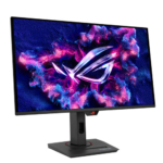 asus 26 5 rog swift oled gaming monitor xg27acdng 2560 x 1440 0 03ms usb 360hz heatsink displaywidget vesa