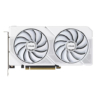 asus asus dual rtx5060 ti oc pcie5 16gb ddr7 hdmi 3 dp 2632mhz clock overclocked compact sff ready white