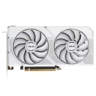 asus asus dual rtx5060 white oc pcie5 8gb ddr7 hdmi 3 dp 2565mhz clock overclocked compact sff ready