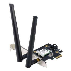Read more about the article Asus (PCE-AXE5400) AXE5400 Wi-Fi 6E Tri-Band PCI Express Adapter, Bluetooth 5.2, OFDMA & MU-MIMO
