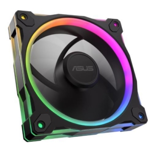 Read more about the article Asus Prime MR120 ARGB Reverse Blade 120mm PWM Case Fan, Sleeve Bearing, 28mm Frame, Dual-Sided Lighting, 1600 RPM, Black
