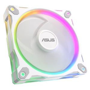 Read more about the article Asus Prime MR120 ARGB Reverse Blade 120mm PWM Case Fan, Sleeve Bearing, 28mm Frame, Dual-Sided Lighting, 1600 RPM, White