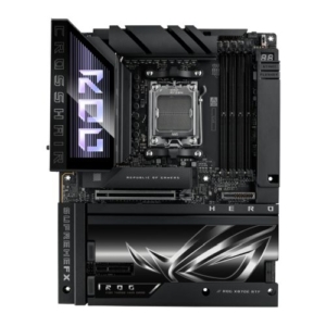 Read more about the article Asus ROG CROSSHAIR X870E HERO BTF, AMD X870E, AM5, ATX, 4 DDR5, HDMI, 2 USB4, Wi-Fi 7, 5G & 2.5G LAN, RGB, 5x M.2 *Requires a BTF Compatible Chassis*
