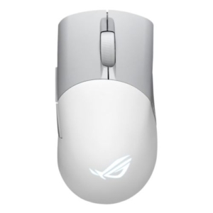 Read more about the article Asus ROG Keris AimPoint Wired/Wireless/Bluetooth Optical Gaming Mouse, 36000 DPI, Swappable Switches, RGB, Mouse Grip Tape, White