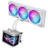 asus asus rog ryuo iv slc 360 argb white edition liquid cpu cooler movable 667 curved amoled display shor