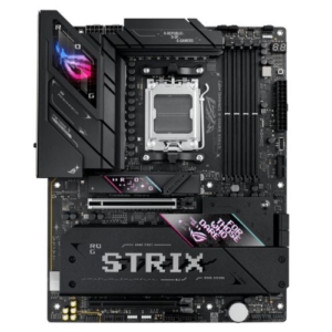 Read more about the article Asus ROG STRIX B850-E GAMING WIFI, AMD B850, AM5, ATX, 4 DDR5, HDMI, DP, USB4, Wi-Fi 7, 5G LAN, PD 30W, RGB, 5x M.2