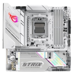 Read more about the article Asus ROG STRIX B850-G GAMING WIFI, AMD B850, AM5, Micro ATX, 4 DDR5, HDMI, DP, Wi-Fi 7, 2.5G LAN, RGB, 4x M.2, White