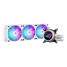 asus asus rog strix lc iii 360 argb white liquid cpu cooler 360mm 7th gen v2 asetek pump argb fans rotata