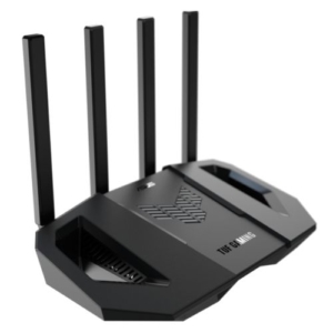 Read more about the article Asus (TUF-BE3600) TUF Gaming BE3600 Dual Band Wi-Fi 7 Gaming Router, 2.5G WAN, 4x GB LAN, 4K-QAM Modulation, AiMesh