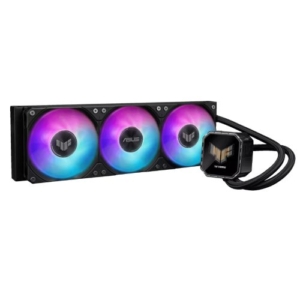 Read more about the article Asus TUF Gaming LC III 360 ARGB LCD Liquid CPU Cooler, 360mm Radiator, Customisable 2.8″ LCD, 3x ARGB PWM Fans, Black